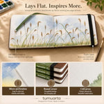 Watercolor Journal with Cotton Paper, 3.5x5.5 Inches, 140 LB, 300 GSM