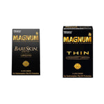 Magnum Bareskin 10 Count And Magnum Thin 12 Count Large Condoms