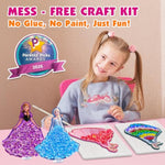 Magical Princess Poke Art Kit for Kids, 8-Piece DIY Wood Kit