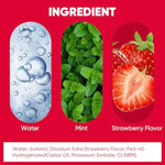 Strawberry Mint Refreshing Mouthwash Strips | 10-Count Travel-Friendly Oral Care (Strawberry & Mint)
