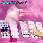 Sucking Vibrator Women Sex Toys?Sucking & Licking 2 in 1 Clitoris Vibrator for Women with 10 Powerful Modes, App Control Clit Sucker Nipple Stimulating Suction Toys, Female Vibrators Rose Sex Toy