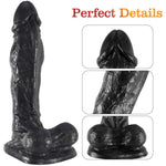 Sex Toys 10.63 Inch Realistic Huge Dildo, Black Penis For Clitoral Vagina And Anal Stimulation With Extra Wide Suction Base And Lifelike Balls, Adult Toy For Women And Couple