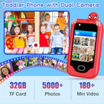 Kids Smart Phone? Toddler Christmas Birthday Gift For Age 3-10, Touchscreen Kids Cell Phone Toy With Cameras, Learning, Music, Games And 32 Gb Card