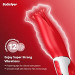 Ultimate Sensual Experience with Power Flower Vibrator - Waterproof and Rechargeable