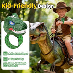 Walkie Talkies For Kids 2 Pack - Dinosaur Toys For Boys Age 3-5 5-7 8-12 T-Rex Adjustable Wrist Strap Long Range Clear Sound Outdoor Camping Gears Christmas Birthday Gifts Stocking Stuffers