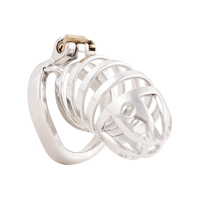 Stainless Steel Long Cock Cage Stealth Lock For Sm Penis Exercise Sex Toys J3545 45Mm