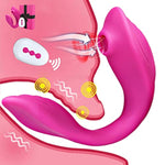 10-Mode Vibrating Clit G Spot Stimulator for Women - Wireless Remote Control Wearable Dildo