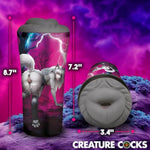 Wild Wolf Ass Stroker For Beginners, Men & Couples. Fantasy Stroker. Textured Rubber And Firm Protective Case. Easy Clean-Up. 1 Piece, Grey.