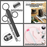 Sex Doll Male Masturbator Cleaning And Maintenance Kit 6 Pieces Male Sex Toy Love Doll Care Set: 3 X Absorbent Dryer Rods, 1 X Lubricant Applicator, 1 X Heated Rod, 1 X 10.5 Oz Irrigator (Black)