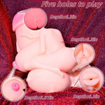 Futa Sex Doll For Men With Mega Penetrable Dildo Gay Sex Toy, Trinity Multi-Functional Trans Realistic Sex Dolls Shemale Sex Toys