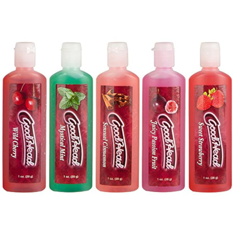 Doc Johnson Goodhead Assorted Flavors 5 Pack White