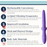 Silicone Dilators Set | Pelvic Floor Muscle Trainer Kit | Vibrating Kegel Exerciser For Incontinence & Discomfort Relief | Ideal For Women & Men | Progressive Comfort | 5-Piece Complete Set