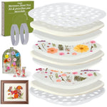 9" x 9" Microwave Flower Press Kit for Adults
