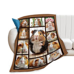 Guinea Pig Blankets, Guinea Pig Throw Blankets, Gifts For Women Men Boys Girls Lover Adult Cozy Fleece Flannel Bedding Stuff Animal Plush For Couch Sofa Bed 50"X40"