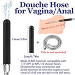 Accessories for Full Size Sex Doll, Care Kit Maintain Bundle for Sexdoll Torso Male Adult Toy, Heating Rod, Drying Stick, Cleaning Brush, Vagina Anal Cleaner, Essentials Set for Real Love Doll - Black