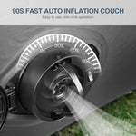 Auto Inflatable Couch Lounger, Air Mattress Sofa Bed With Rechargeable Air Pump