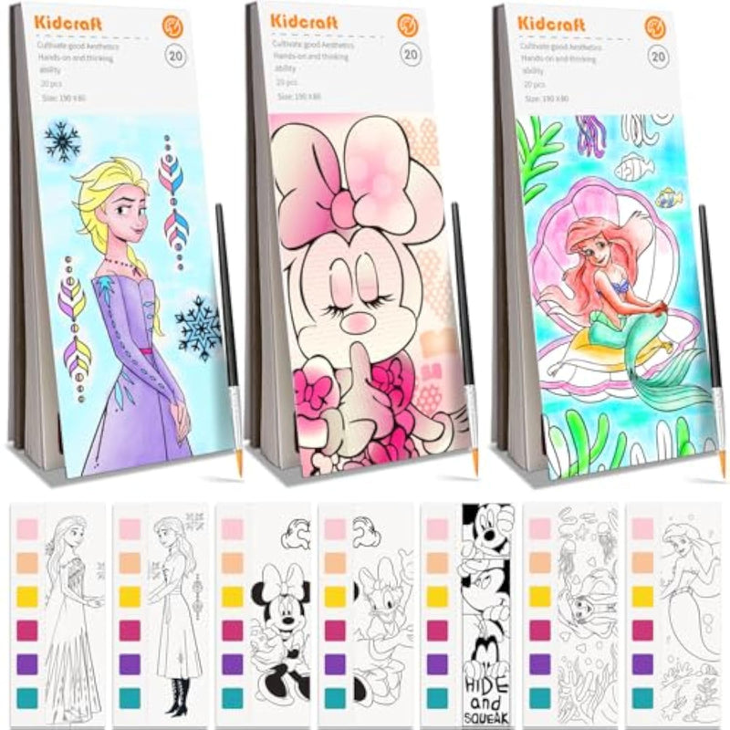 Water Coloring Books for Toddlers, 3 Pack, Perfect for Travel and Art Activities