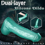 3.6'' Diameter Huge Thick Horse Dildo, 14 Inch Xxl Butt Plug Monster Animal Dildos With Dual Density Silicone Massive Penis, Gaint Horse Cock Dildo Anal Plugs Fantasy Sex Toy For Men Women Couples