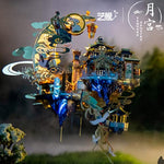 Moon Palace 3D Metal Puzzles for Adults to Build and Assemble with Lighting Holder