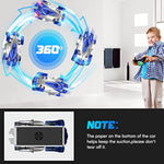 Wall Climbing Remote Control Car, 360° Rotating Dual Mode Rc Stunt Car, Toys For 3 Year And Up Old Boy, Rechargeable Toy Car With Headlight, Christmas Birthday Gifts-Blue