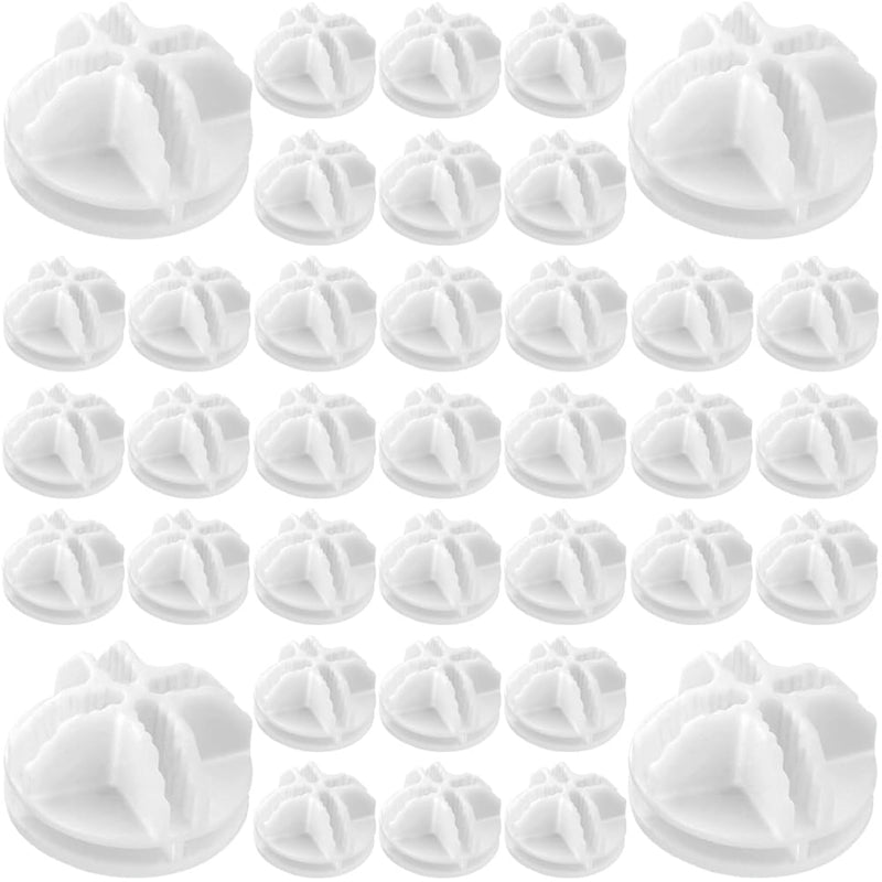 40Pcs Wire Cube Connectors, Wire Grid Cube Organizer Connector Plastic Storage C