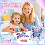Butterfly Diamond Painting Kit for Kids Age 8-12, Girls Birthday Gift Ideas
