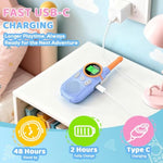 Toys For 3-12 Year Old Boys Girls,Rechargeable Long Range Walkie Talkies For Kids With 22 Channels,3 4 5 6 7 8 Year Old Kids Gift, Perfect For Outdoor Camping,Hiking,Christmas And Birthday