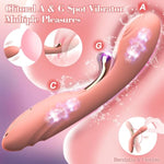 Adult Sex Toys Dildo Vibrator - Clitoral G Spot Dual Stimulate Rabbit Vibrator With 2*9 Intense Vibration Modes, Female Vibrator Vaginal Anal Sex Toys Nipple Clit Massager For Women Couple(Coral Pink)