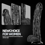 Sex Toys Realistic Thick Dildo, 13 Inch Huge Dildos With Strong Suction Cup, Black Anal Dildo For Men G Spot Stimulator With Curved Shaft And Balls, Adult Toys For Women, Men And Couples