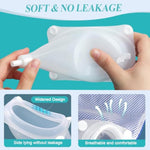 Urine Collection Bag Condom Catheters For Men Reusable Portable Wearable Urinary Drainage With 2 Urine Catheter Bag System (Blue-Elderly Men)