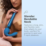 Petite Flexi Silicone Attachment Wand Massagers for Adults - Sex Toys