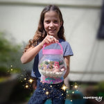 DIY Light-Up Fairy & Unicorn Terrarium Craft Kit for Kids Ages 4-10
