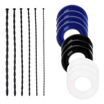 6 Pcs Set Silicone Urethral Sounds & 10 Pcs Penis Ring Premium Stretchy Cock Ring