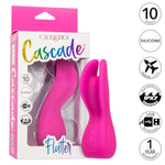 Cascade Flutter Waterproof Silicone Rechargeable Clitoral Vibrator Pink - Se-4370-97-3