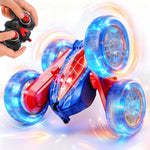V996 Spider Remote Control Car, Rc Cars With Double Sided 360° Flip 4Wd Rechargeable Stunt Car, Indoor Outdoor Toys For Boys 4 5 6 7 8 9 10 11 12, Birthday For Kids Age 4-12