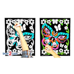 Fuzzy Velvet Coloring Poster for Kids and Adults - Arts and Crafts Activity for All Ages