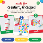 Rainbow Washable Paint Markers 6-Pack by Do A Dot Art