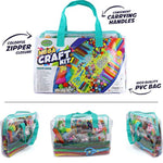 Mega Arts & Crafts Supplies Kit for Kids Ages 4-8, Preschool & Homeschool DIY Art Set
