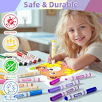 Bulk Washable Markers for Kids, 16 Colors, 256 Count