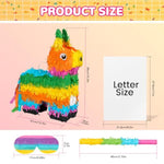 Multicolor Piñata Party Game Kit with Stick, Blindfold & Confetti Filler