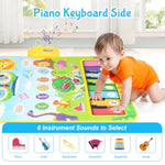 Baby Toys For 0-6 Months, Dinosaur Musical Mat Montessori Sensor Toys 1 Year Old, Sensory Early Educational Musical Learning Toys, Christmas Birthday Easter Gifts For 2 3 4 Year Old Toddler Boys Girls
