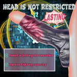 Pennis Sleeve Girth Enhancer For Men Red Black Mixed Color Silicone Penis Ring S M L Cock Sleeve 3 Sizes To Choose From Penis Sheath Soft Cockring Adult Couples Male Sex Toys Pumps Enlargers (L)