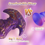 6.7'' Large Butt Plug Anal Plug Huge Anal Dildo, Huge Monster Anal Dildos Wearable Anal Sex Toys, Soft Silicone Anal Plug with Safety T Base, Big Anal Trainer Dilator Adult Sex Toys for Men and Women