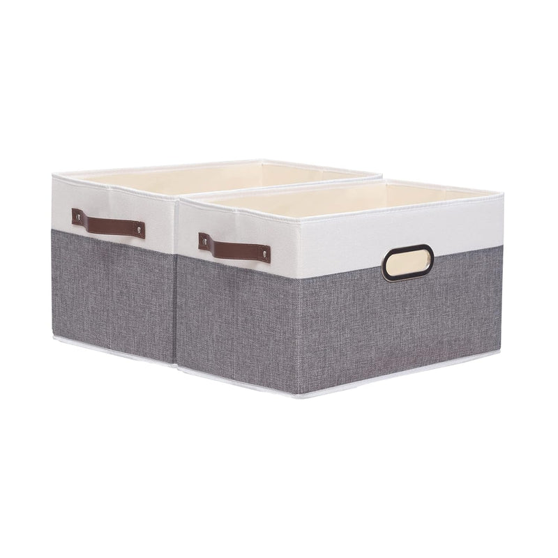 Collapsible Storage Bins, 15.0 X 9.8 X 8.3 Inch, Cube Storage Bins, Fabric Folda