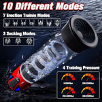 Penis Pump Male Sex Toys - Electric Dick Pump Penis Extender With 10 Erection Training Modes, Cock Pump Automatic Male Masturbator Adult Toys For Men Sex Toys - Pumps & Enlargers With 6 Cock Ring