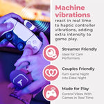 Fluffer Playmate Haptic Relay Plug-In - Game Controller Usb-C Attachment For Remote Control Of , Fluffer Vibrators Or Any Compatible Connected Sex Toy, Includes Case