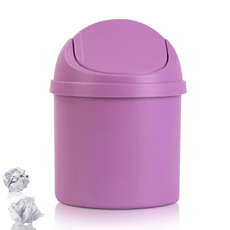 Mini Trash Can With Lid, Mini Wastebasket Trash Can Tiny Countertop Garbage Bin