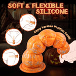 Huge Monster Fantasy Knot Dildo, 9 Inch Soft Silicone Dragon Dildo With Strong Suction Cup, Big Knotted Alien Realistic Dildos For Anal Play, Thick Girthy Penis Strap On Sex Toys For Women Men Couple