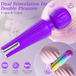 Vibrator Wand & Bullet Vibrators Set, Women Sex Toys Dildo With 20 Patterns & 8 Speeds, Mini G Spot Vibrator With 10 Vibrations, Waterproof Wand Massager Adult Sex Toys & Games For Female And Couples