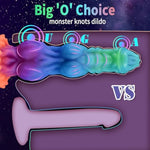 9.6" Animal Dildo Glow In The Dark Dildo Large Dragon Dildo, Soft Fantasy Dildo Silicone Horse Dildo With Strong Suction Cup, Huge Knot Dildo Thick Dog Dildo Big Anal Toys, Adult Toys For Women Men